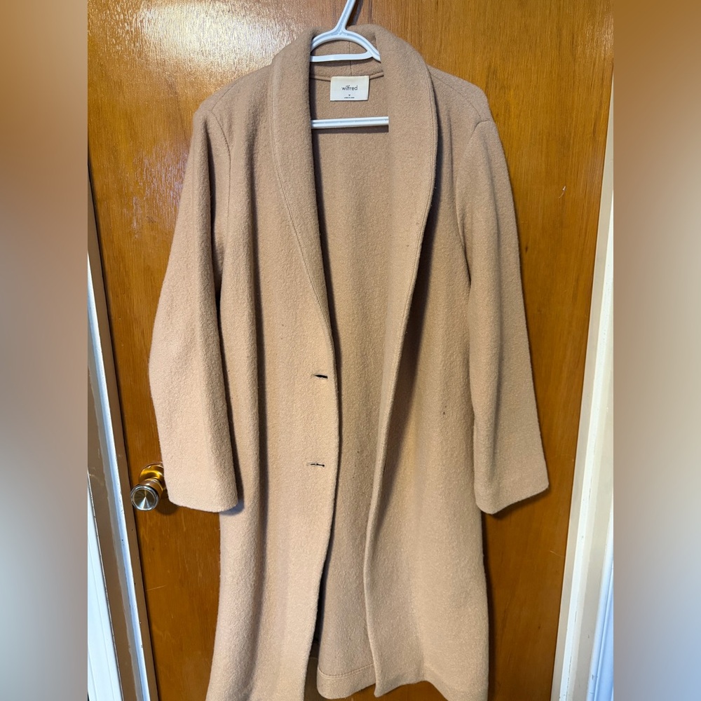 Wilfred Classic Tan Trench Coat